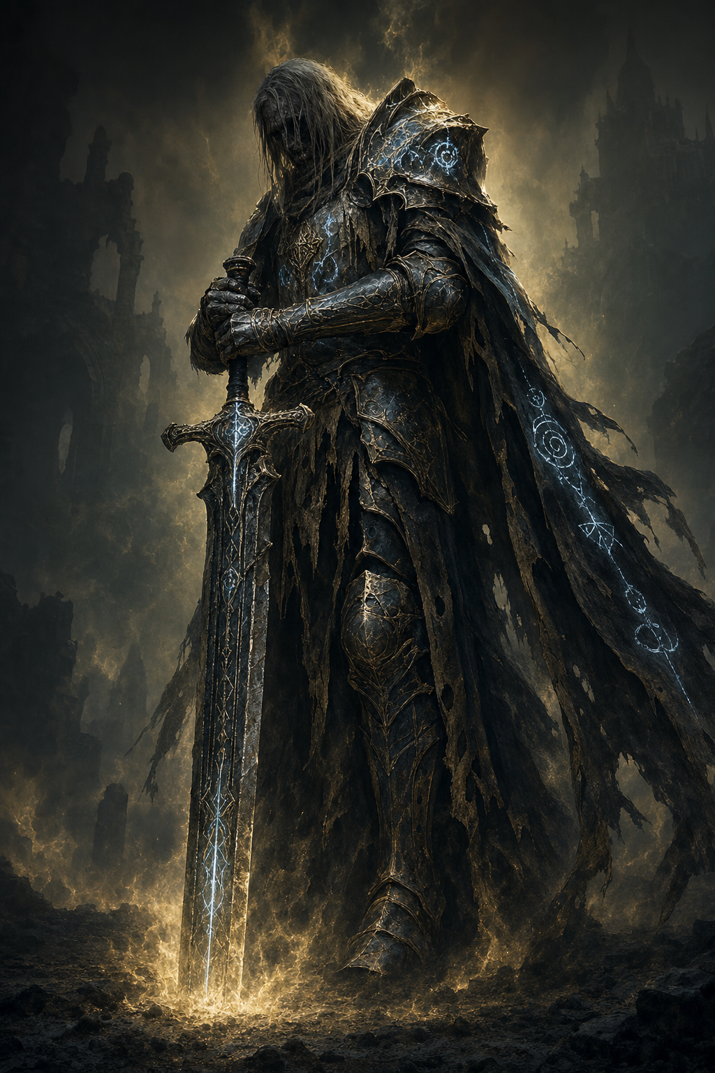 Withered Knight class concept art